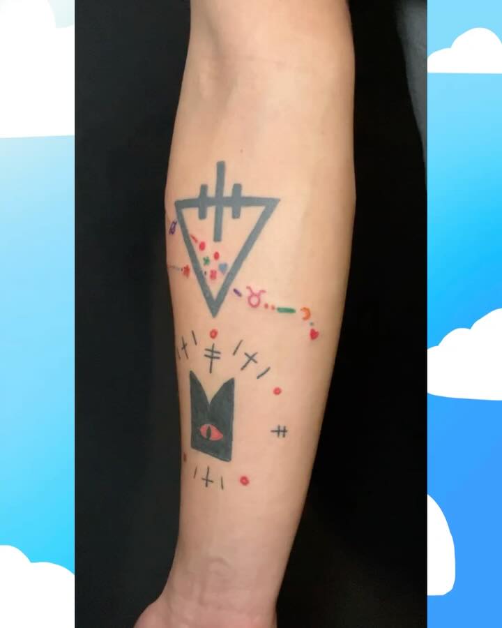 Abstract Taurus Symbols