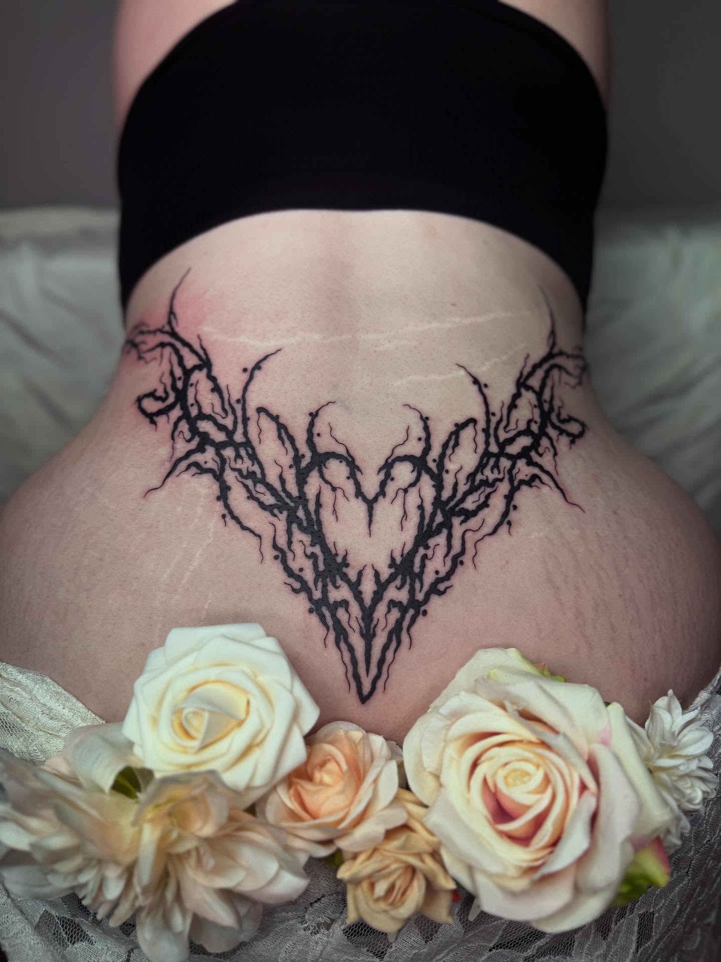 Abstract Tribal Lower Back