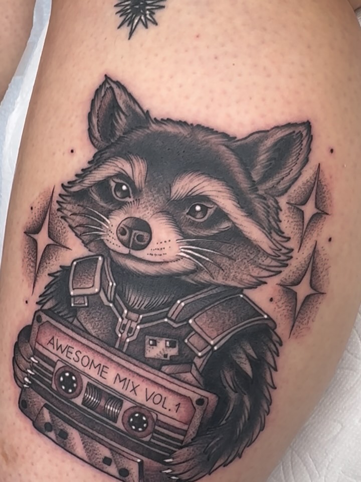Adorable Raccoon Mix