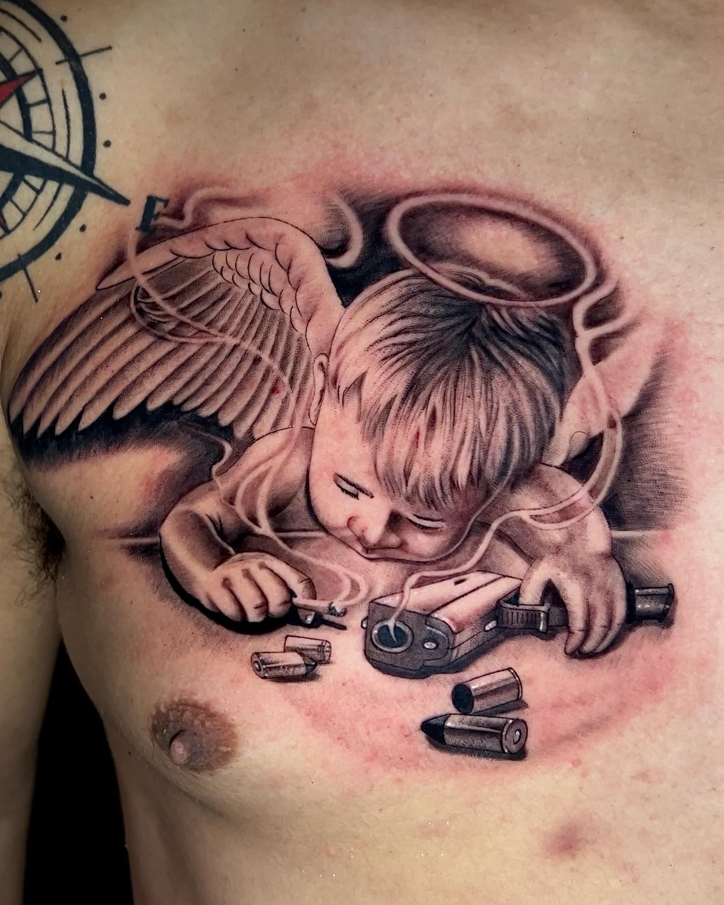 Angel Child with Gun