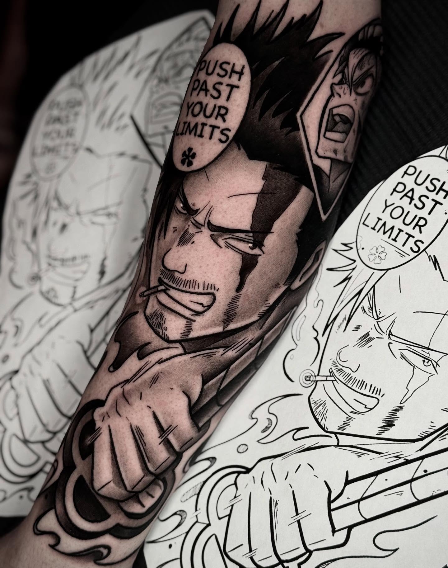 Anime Character Tattoo