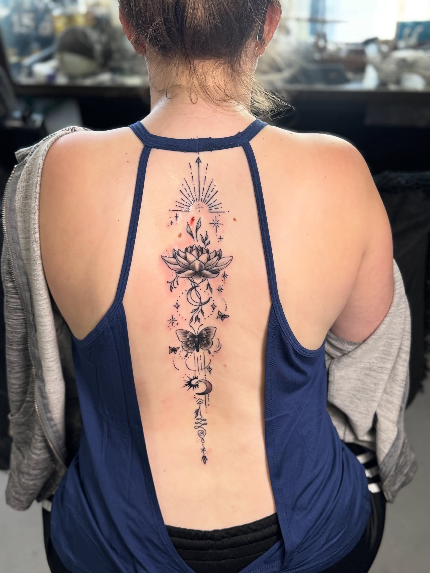 Back Flower Mandala
