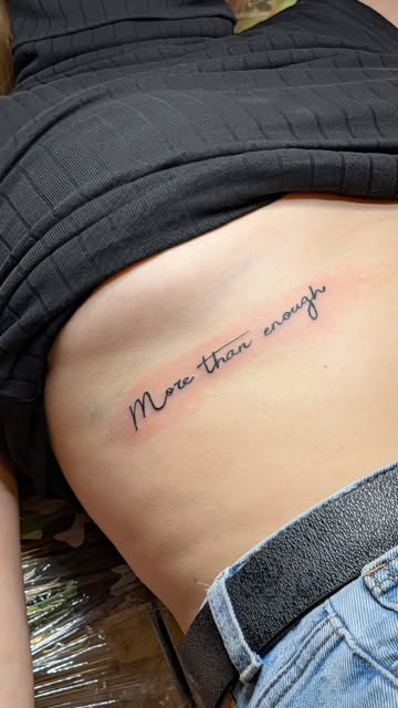 Script Below the Breast