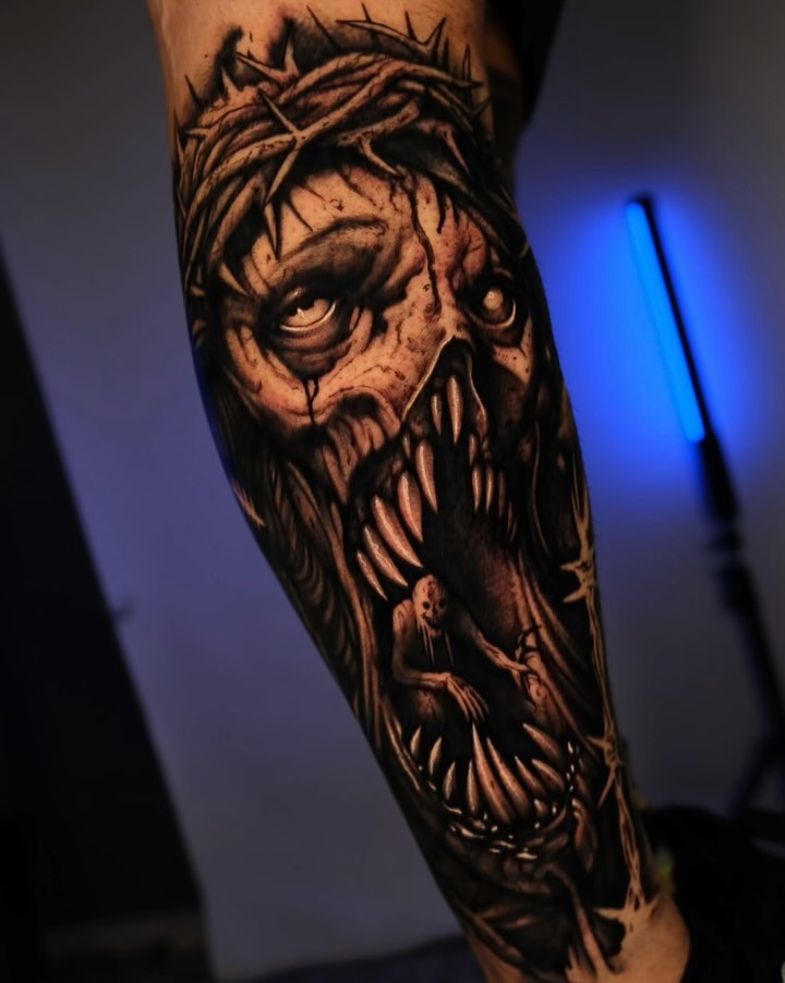 Haunted Demon Portrait