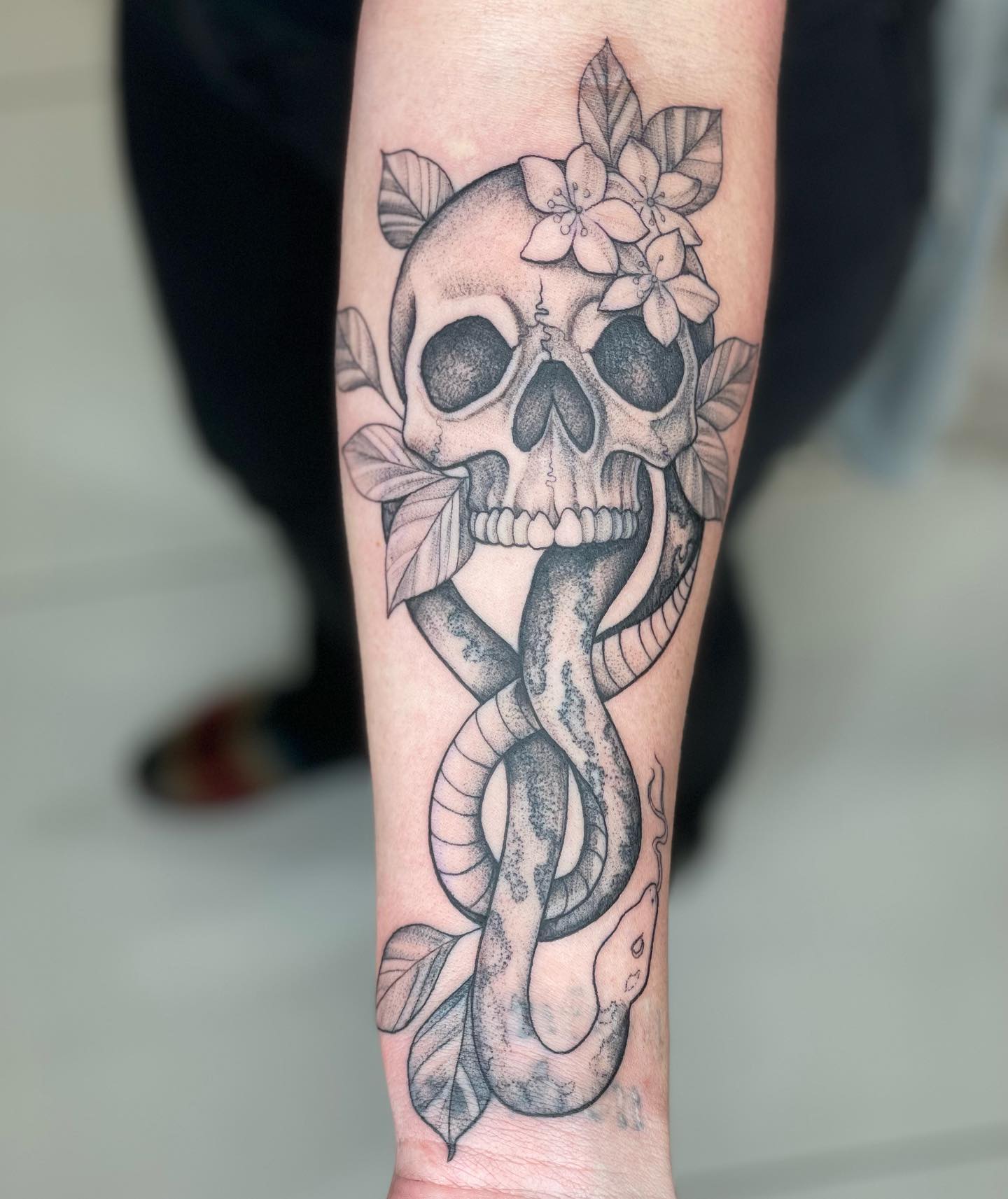 Deathly Skull Florals