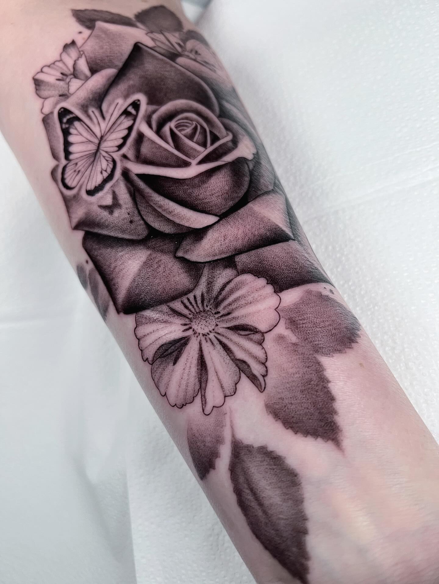 Rose and Butterfly Tribute