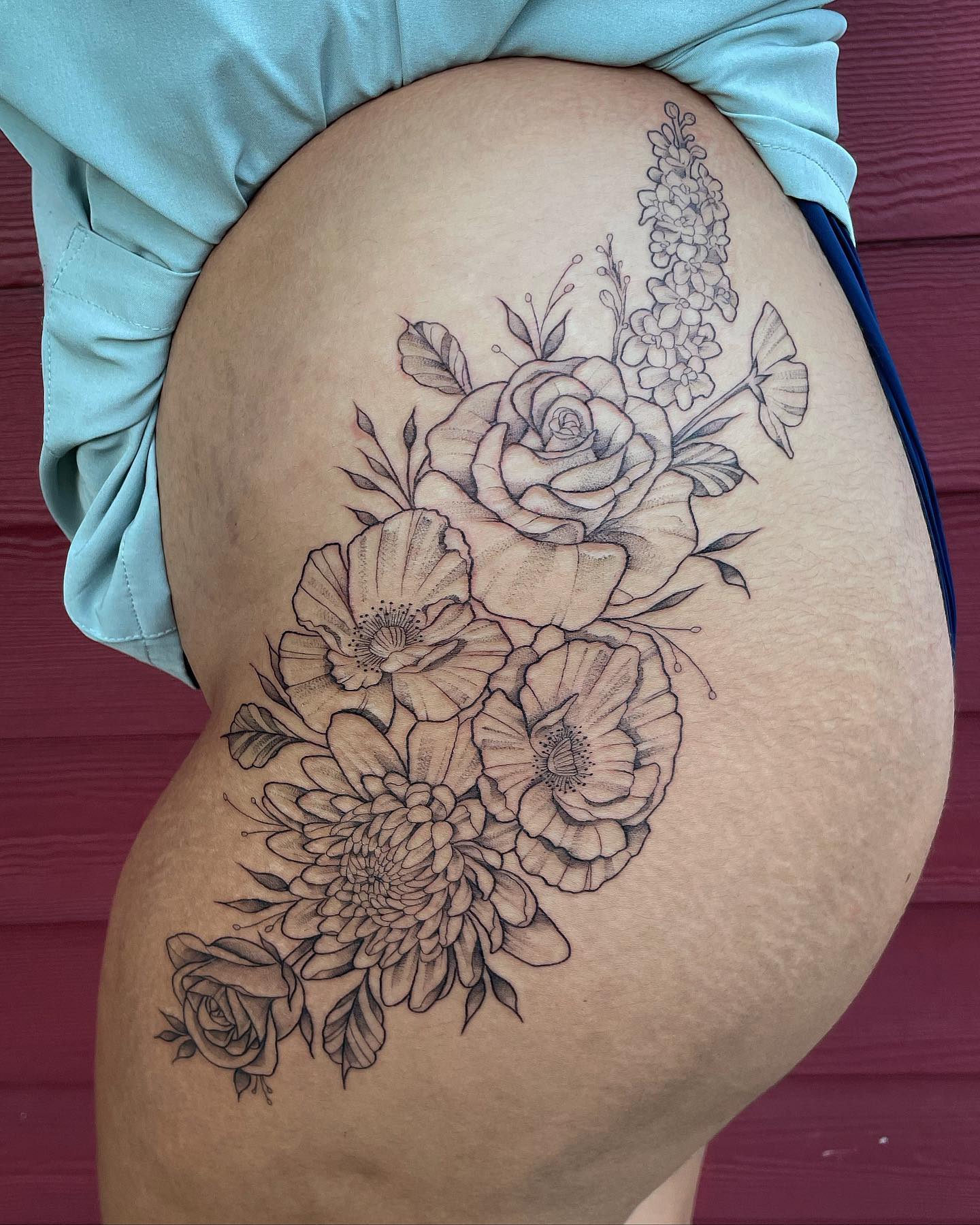 Floral Hip Bouquet