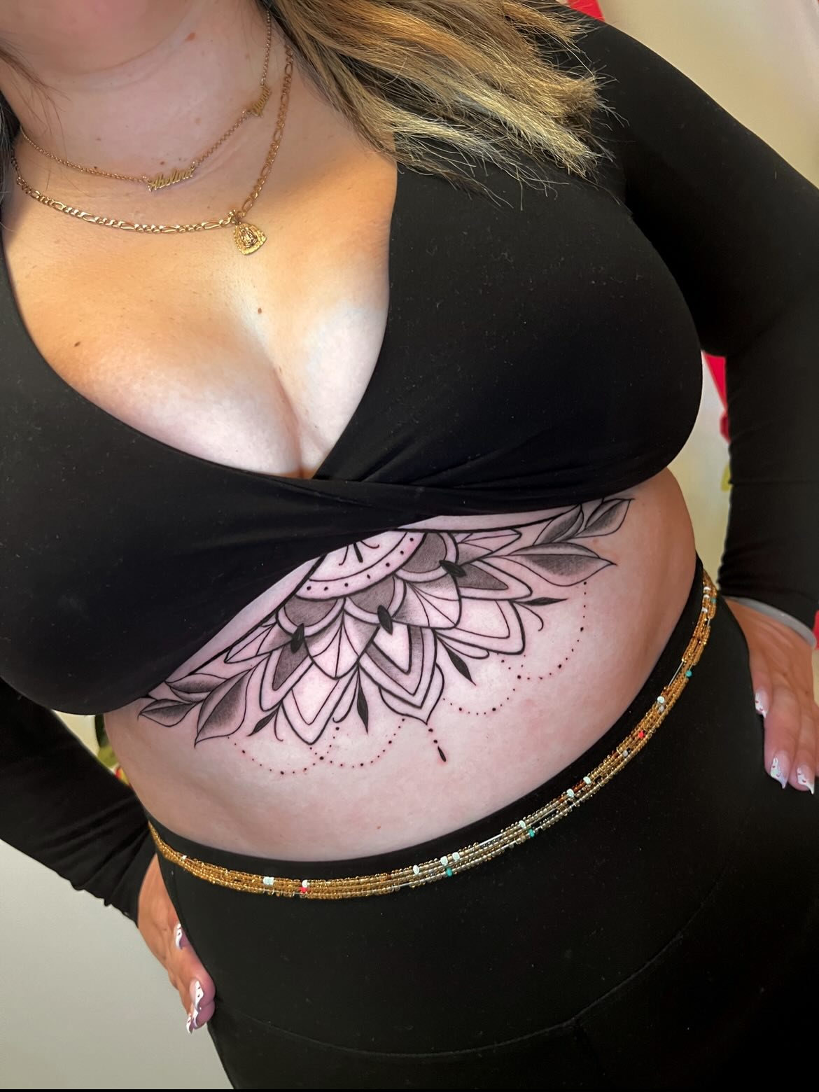 Floral Sternum Bloom
