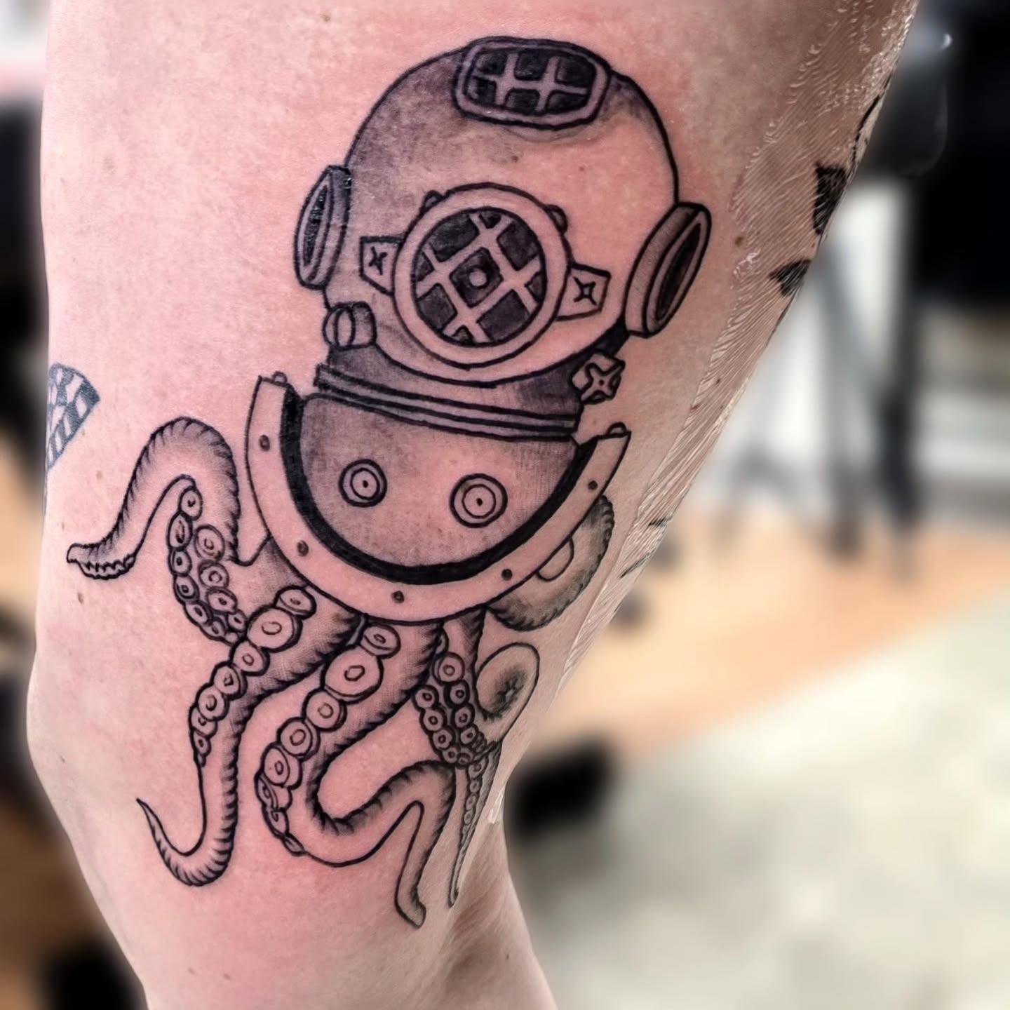 Octopus Dive Illustrations