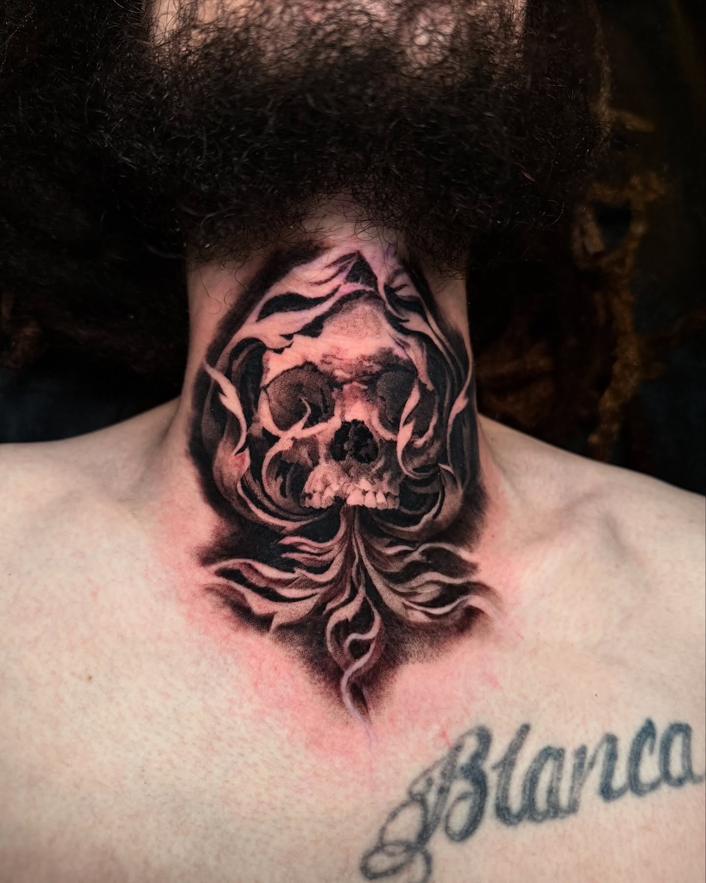 Skull Flame Neckpiece