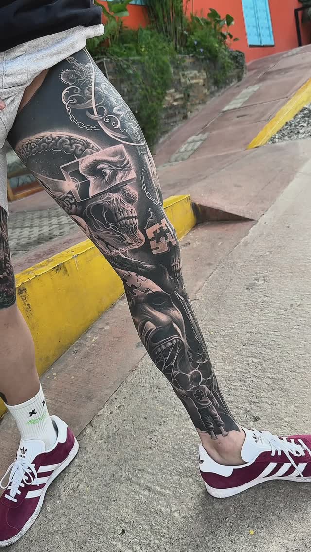 Pierna Dark Skull