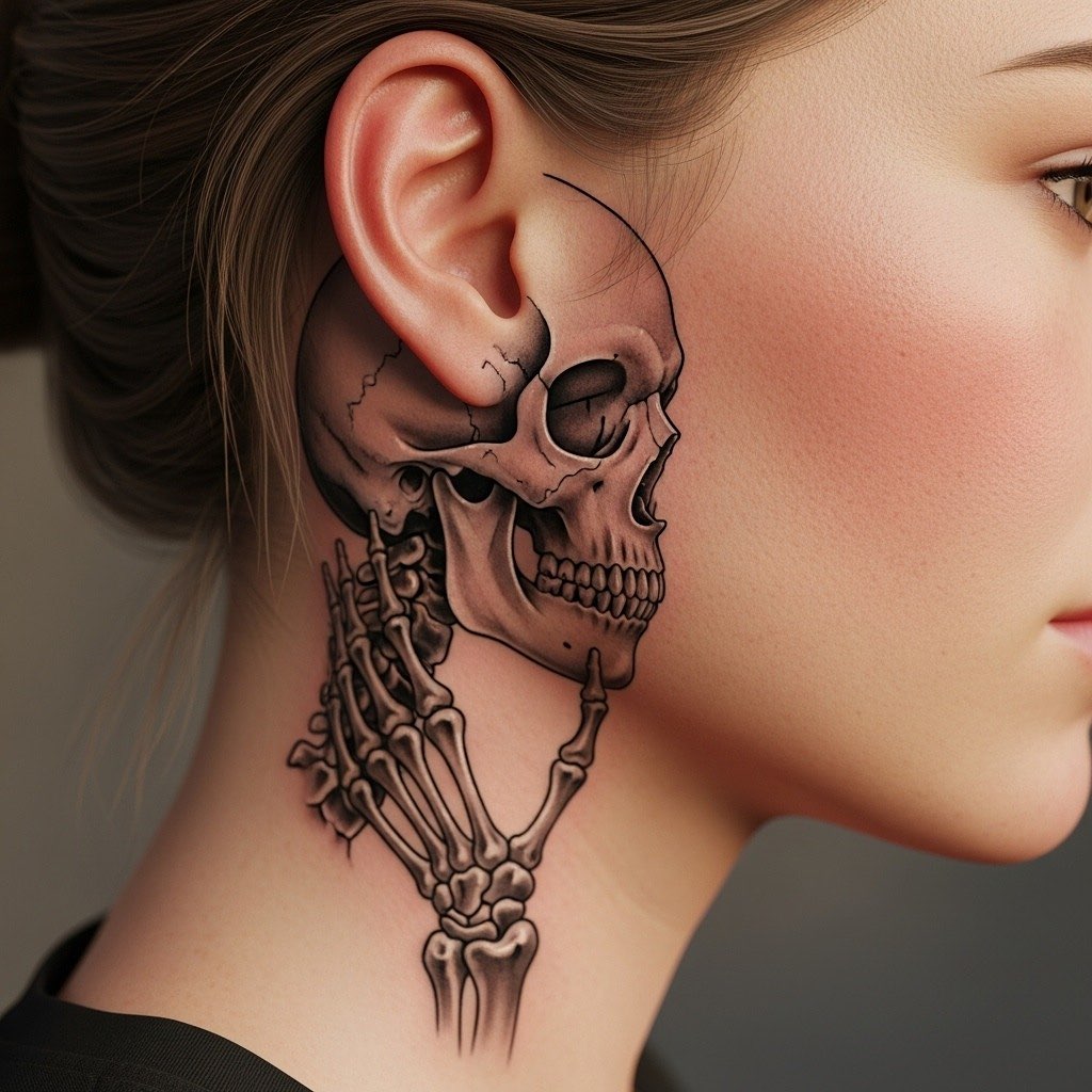 Neck Skull Bonework