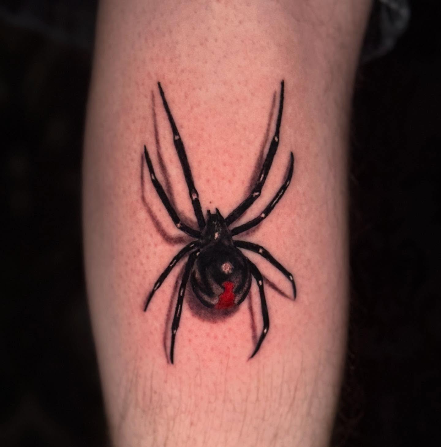 Black Widow Spider Tattoo