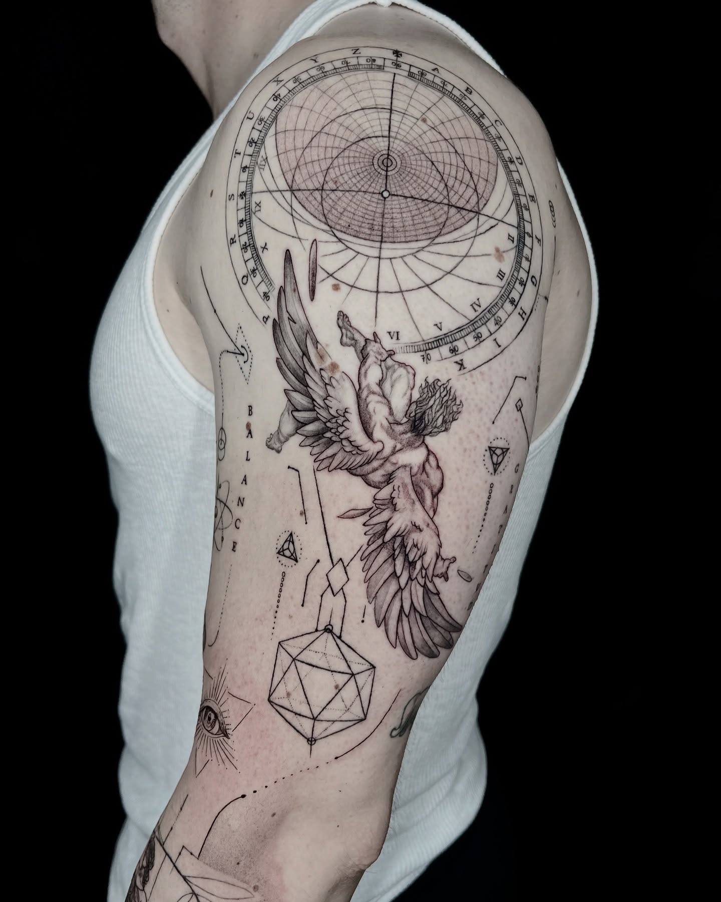 Brazo astral y ángeles