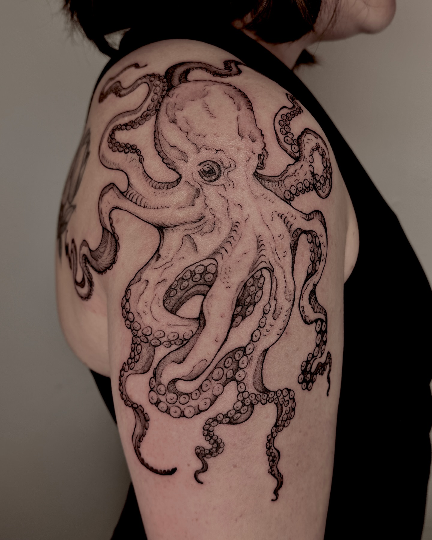 Octopus on Upper Thigh