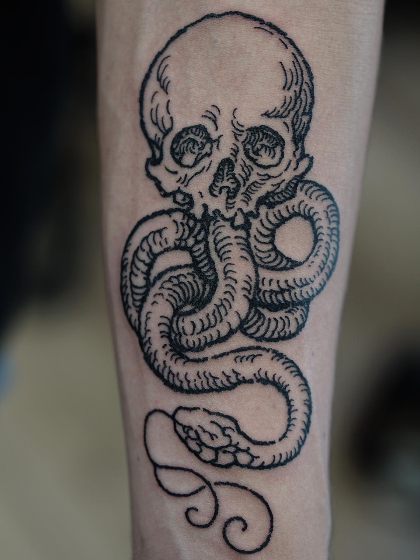 Death Eater Mask Ink