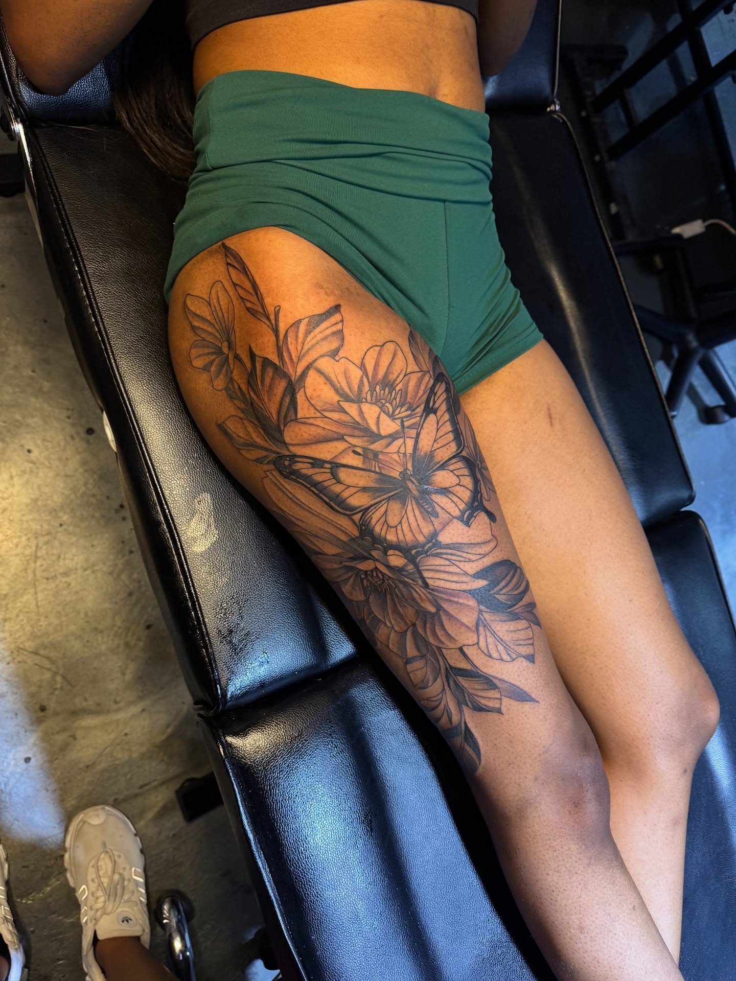 Floral Hip Butterfly
