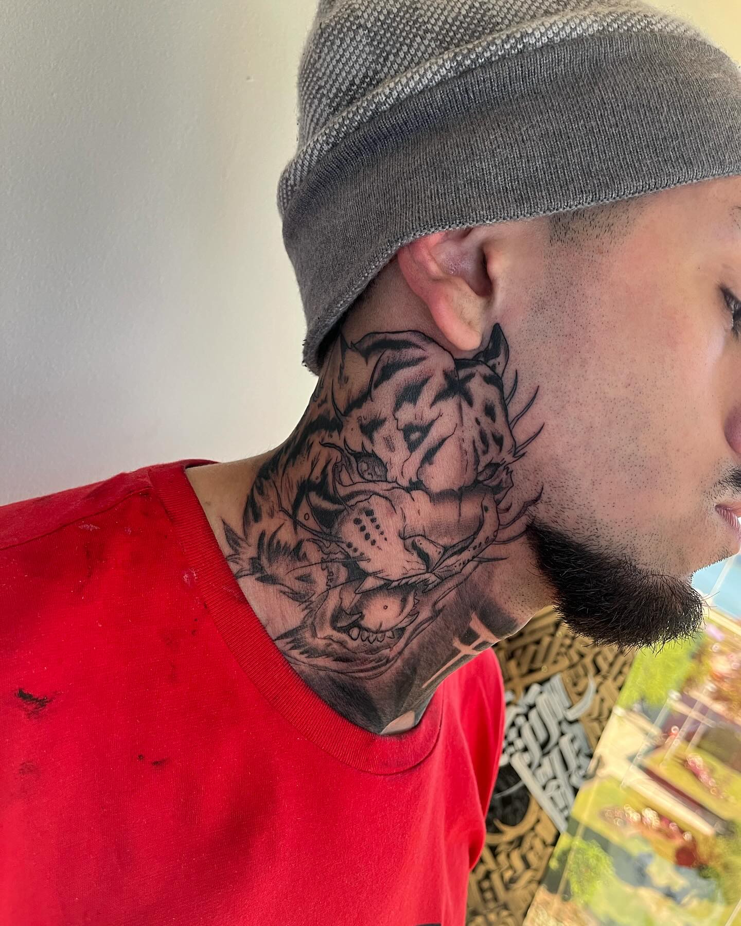 Floral Skull Neckpiece