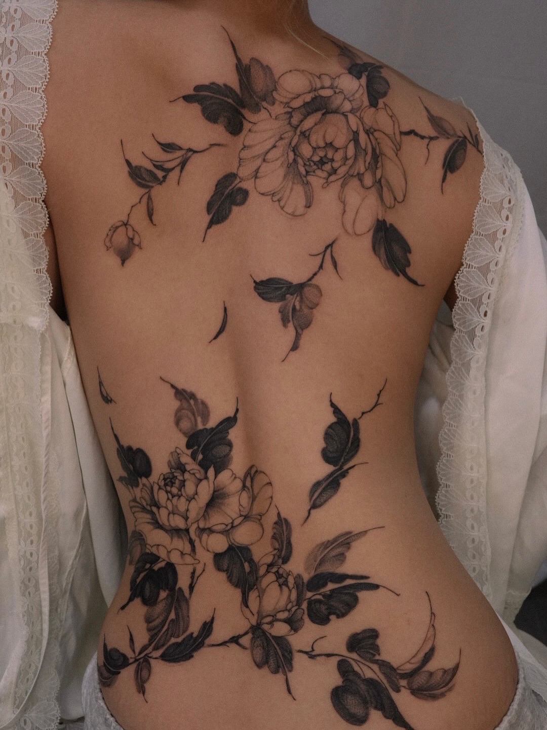 Black Rose Backpiece