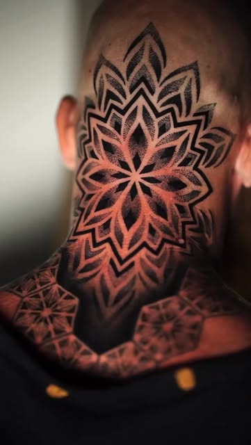 Back Neck Mandala