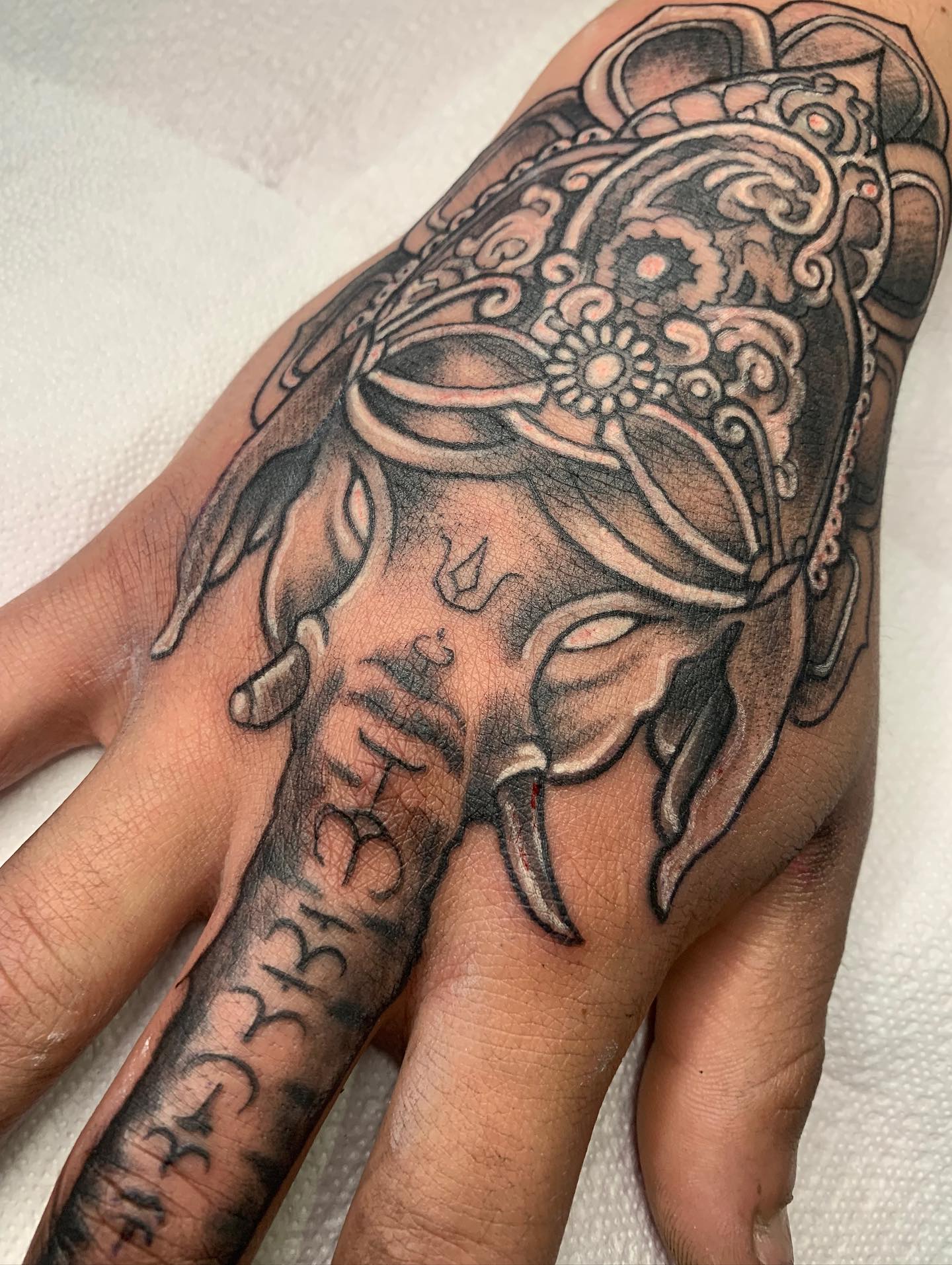 Ornamental Hamsa Hand