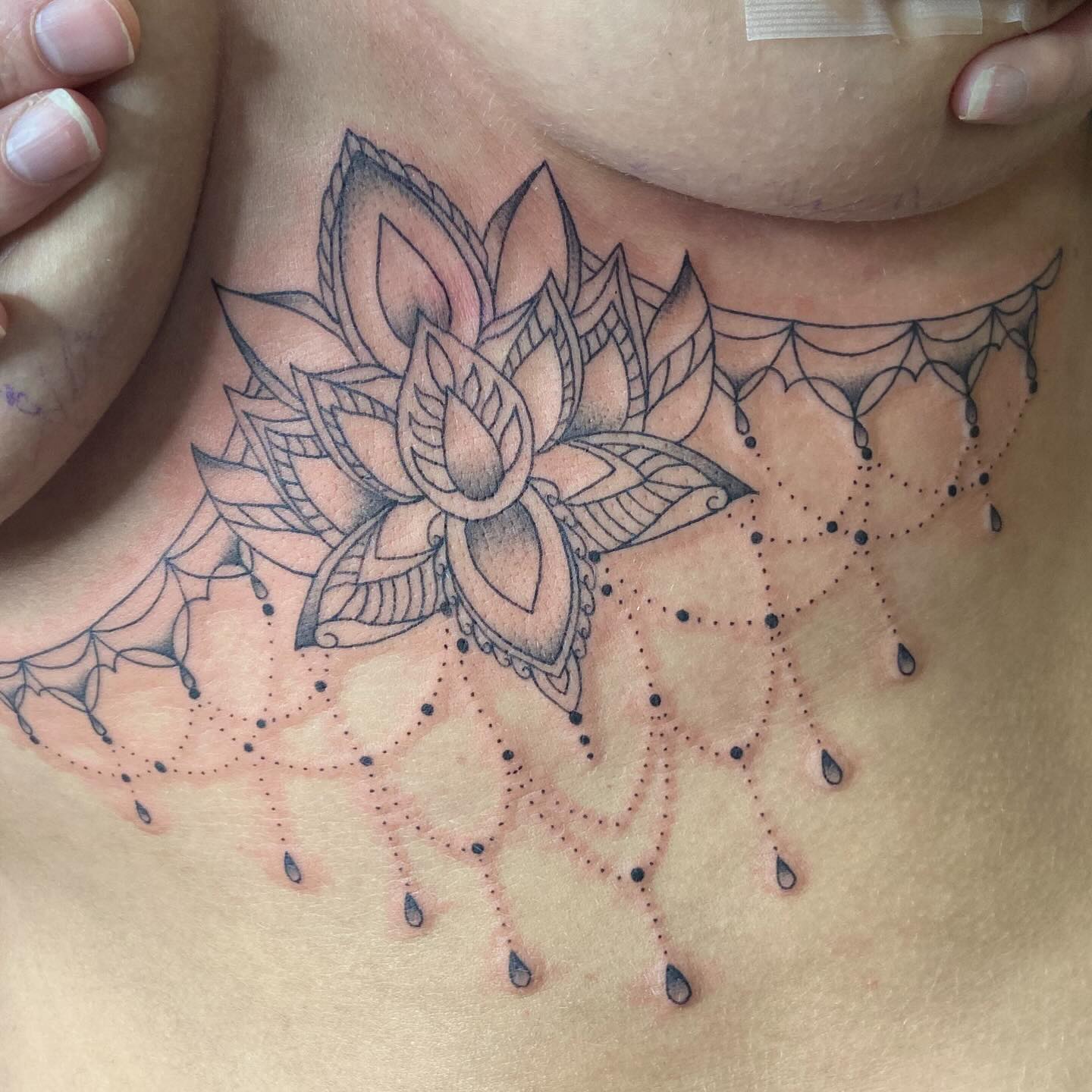 Lotus Dreamcatcher Tattoo