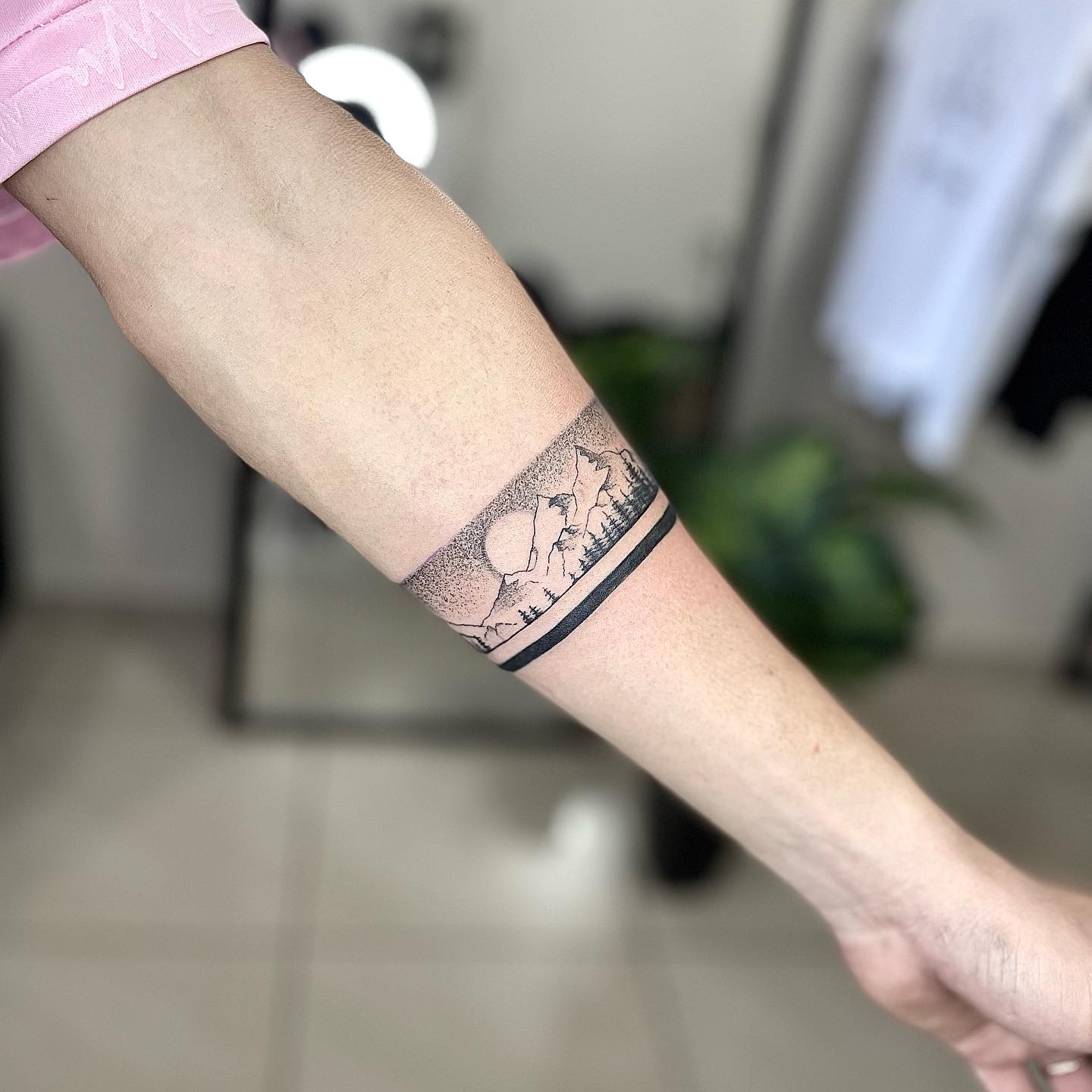 Map Vibes Arm Tattoo