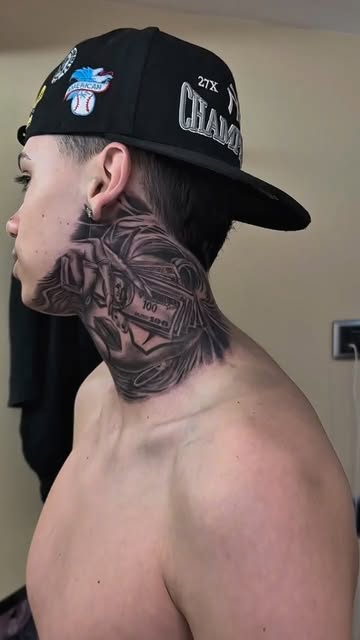 Blackwork Neck Armor