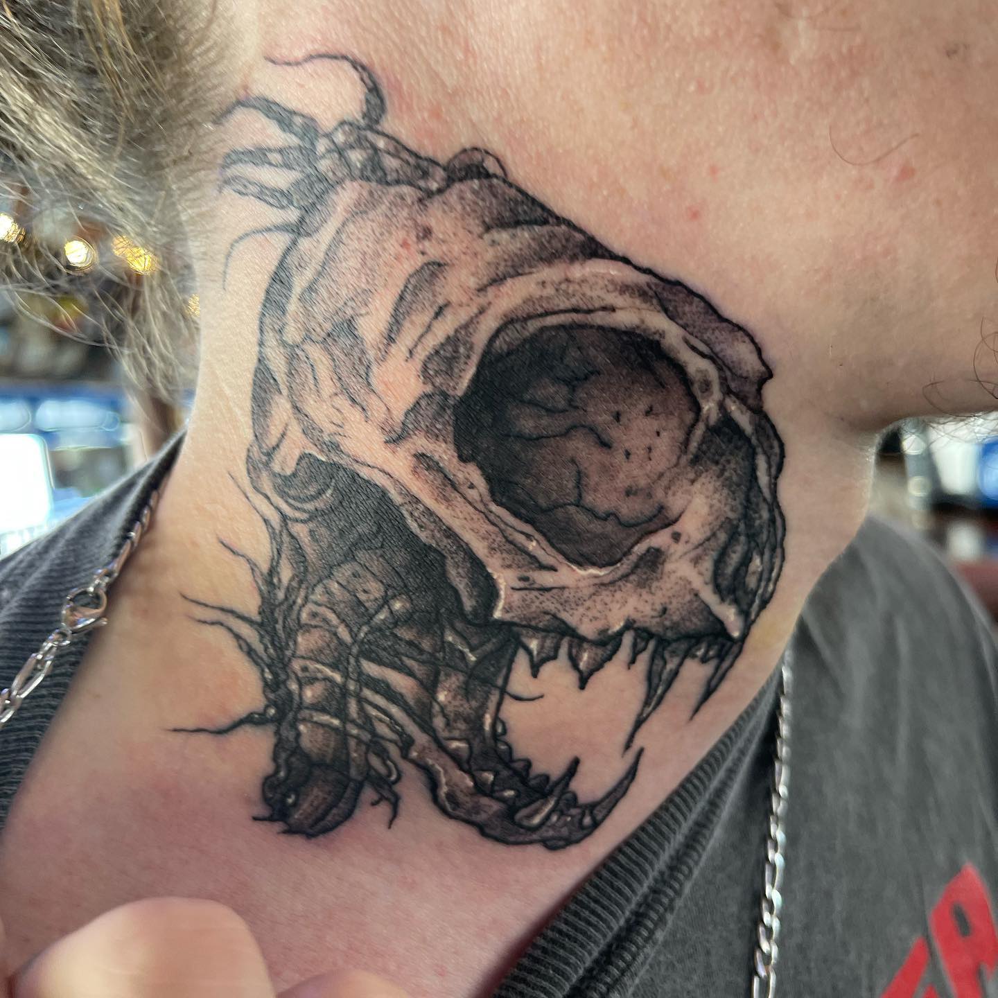 Grim Skull Neckpiece