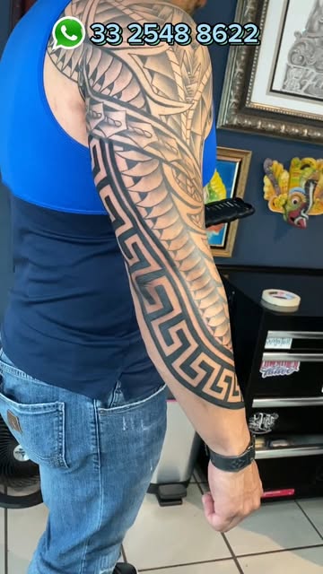 Serpent Mandala Arm