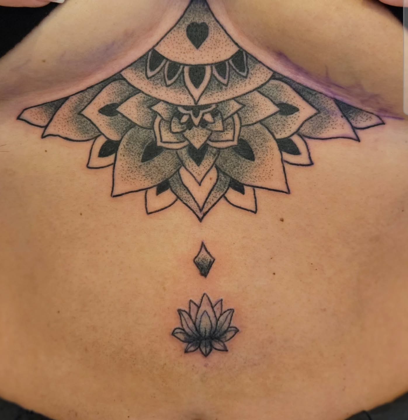 Ornamental Underboob Mandala