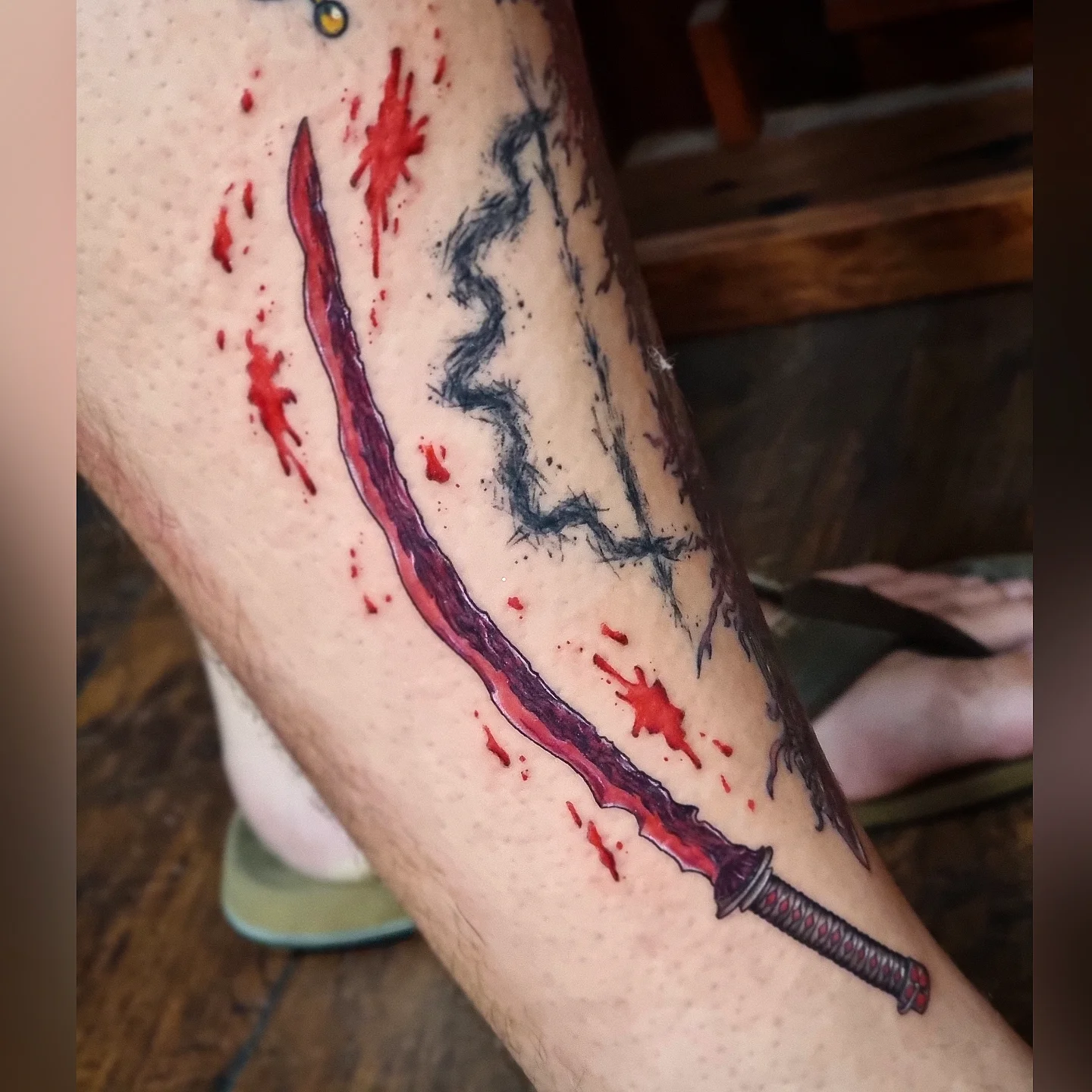 Bloody Sword Tattoo