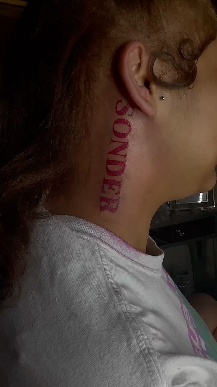 Bold Red Lettering