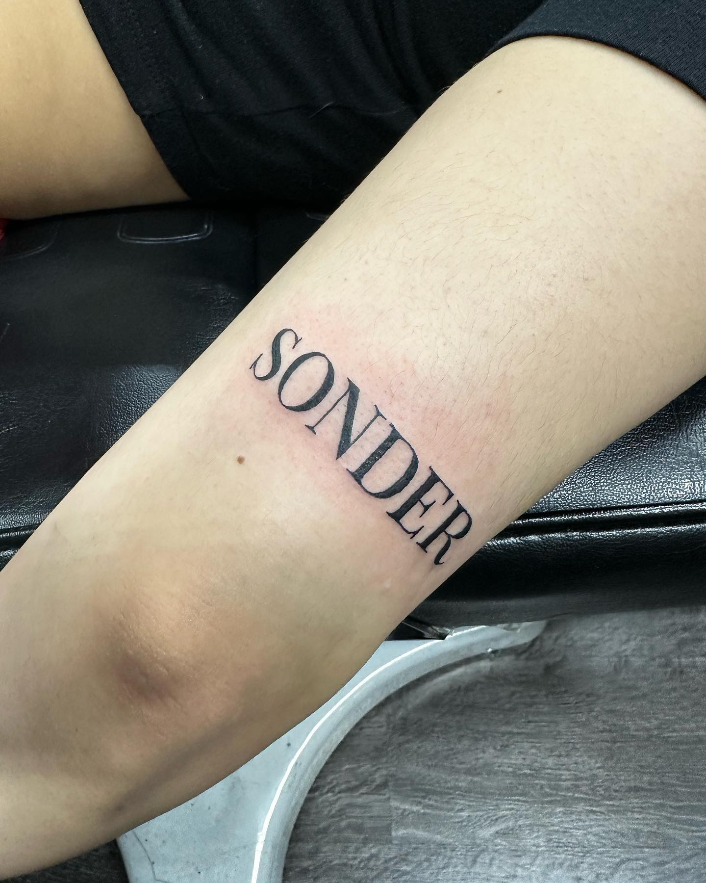 Bold Wordmark Tattoo