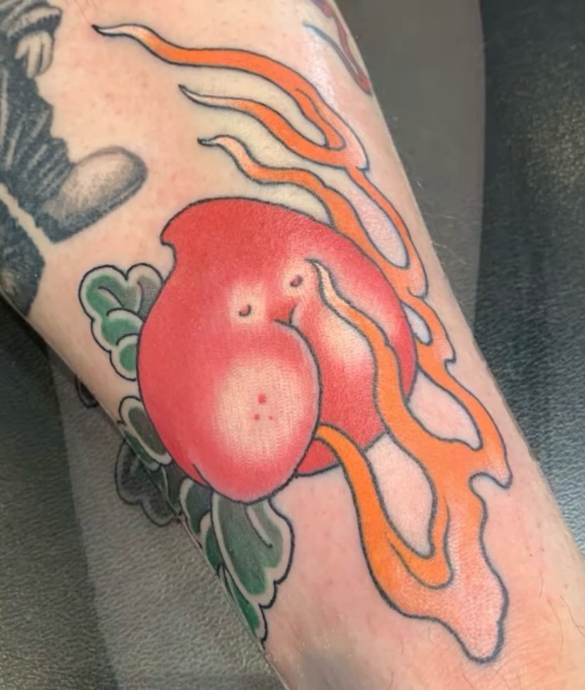 Cute Flamed Octopus