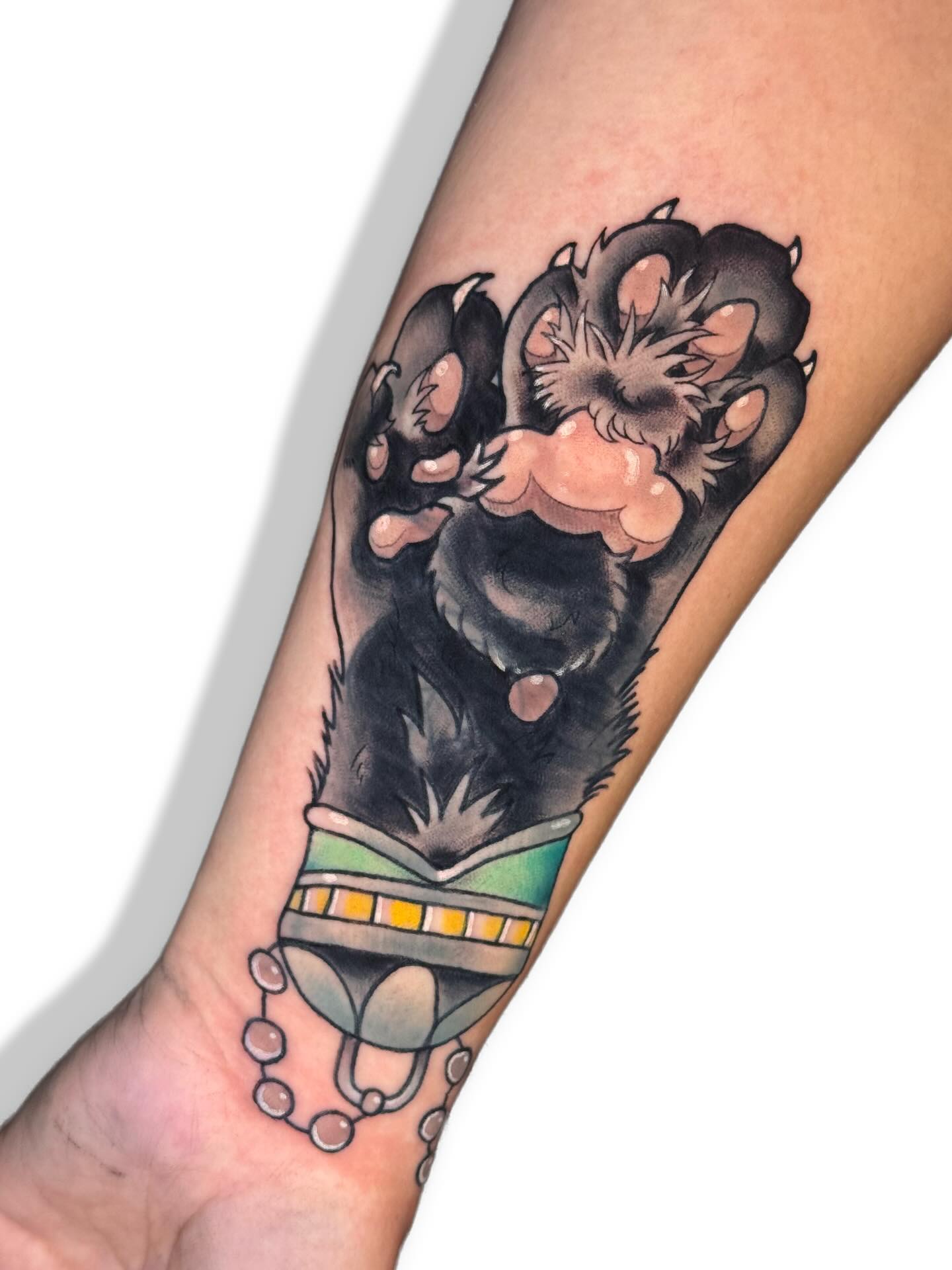 Cat Paw Character