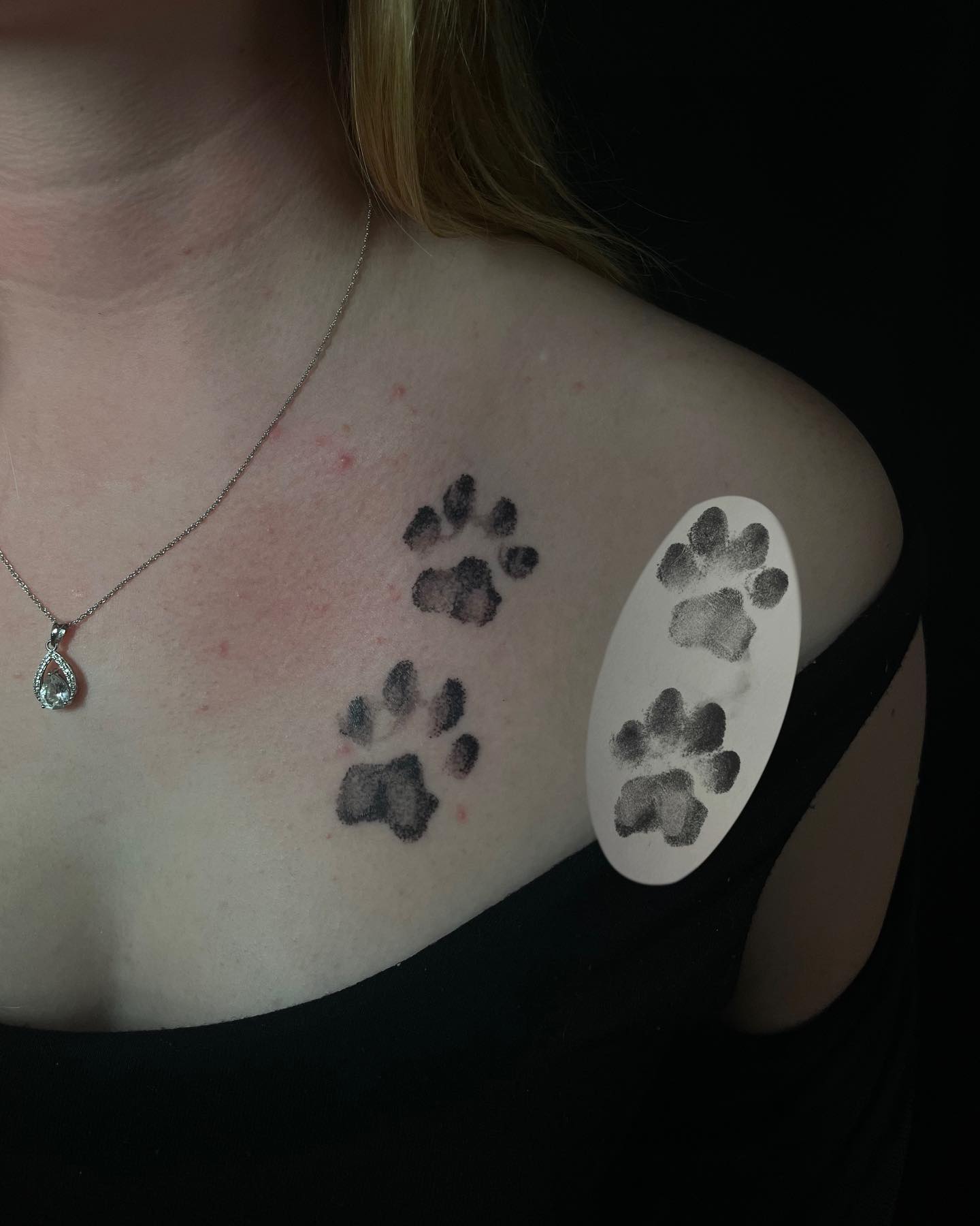Cat Paw Print Tattoo