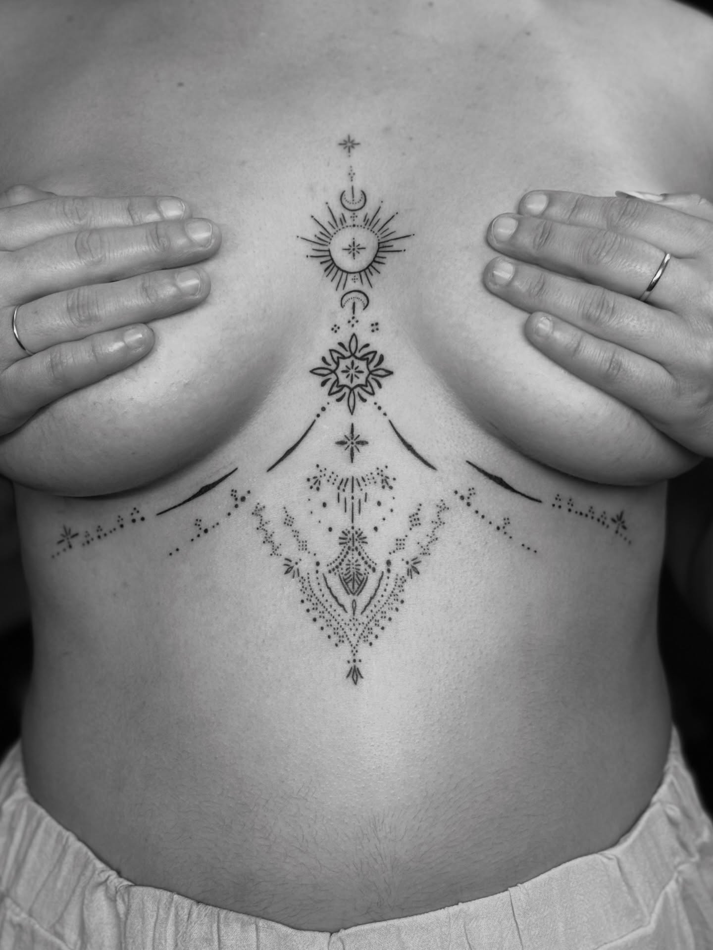Celestial Dotwork Mandala