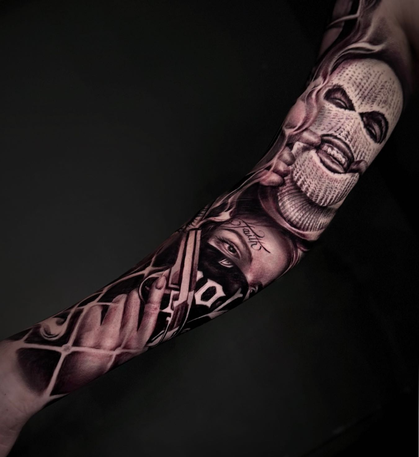Chicano Face Portrait