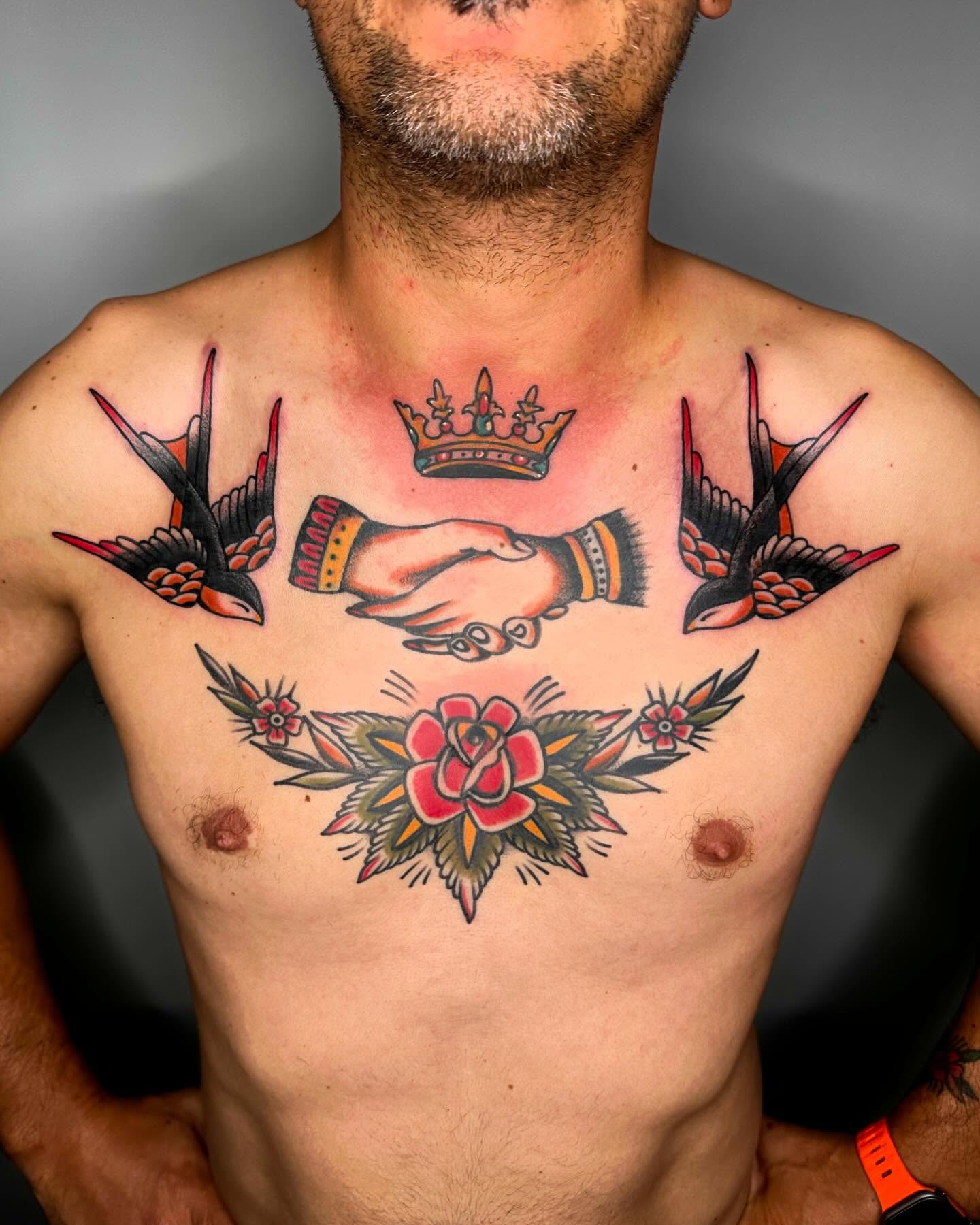Classic Chest Tattoos