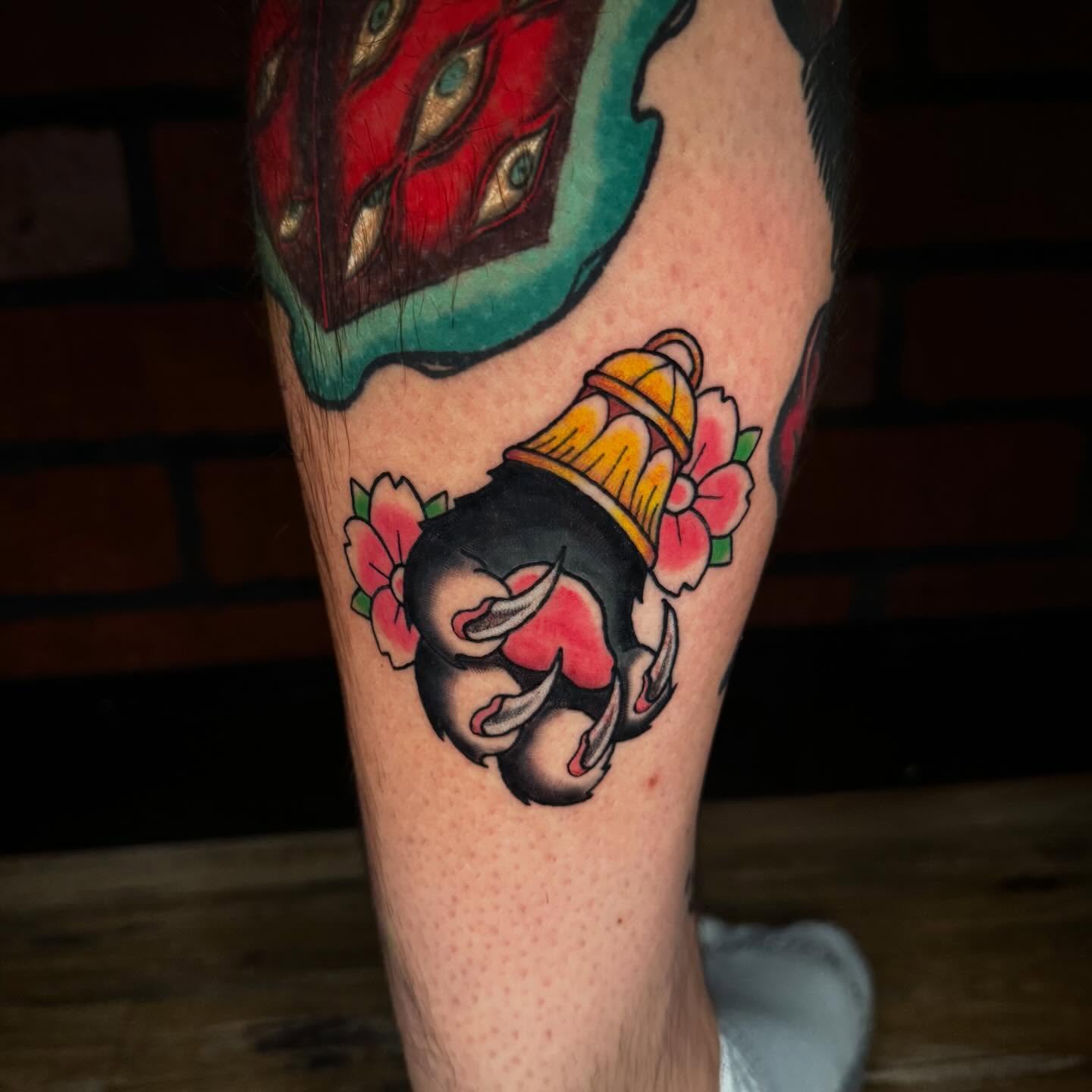 Cat Paw Inked Bloom