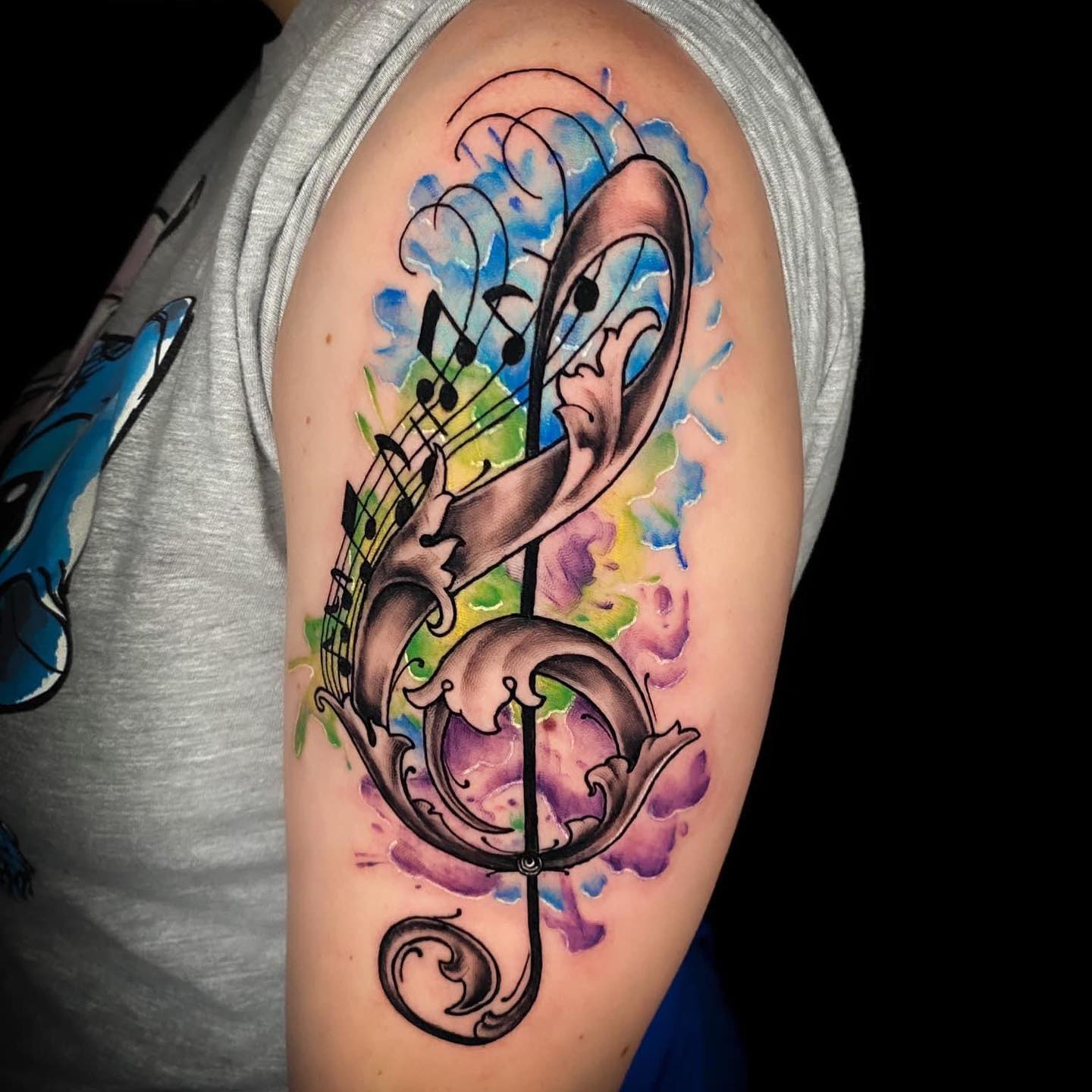 Colorful Music Notes