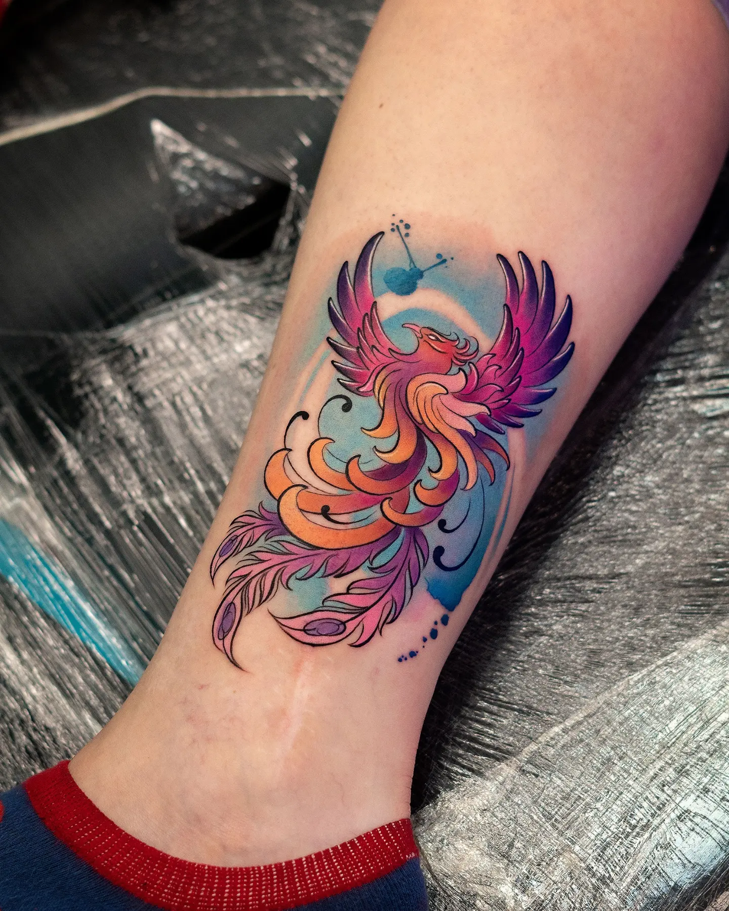 Ave Fénix Colorido
