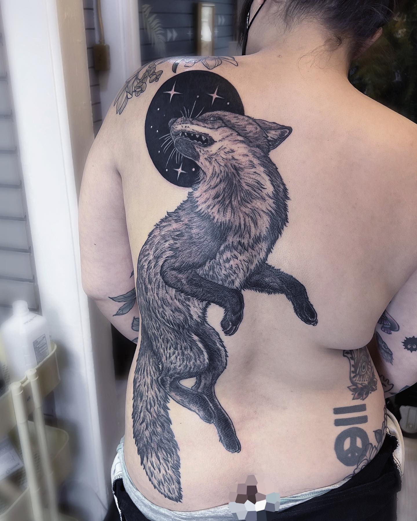 Cosmic Fox Moon