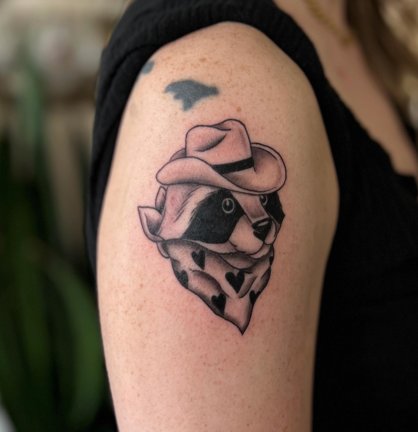 Cowboy Raccoon Portrait