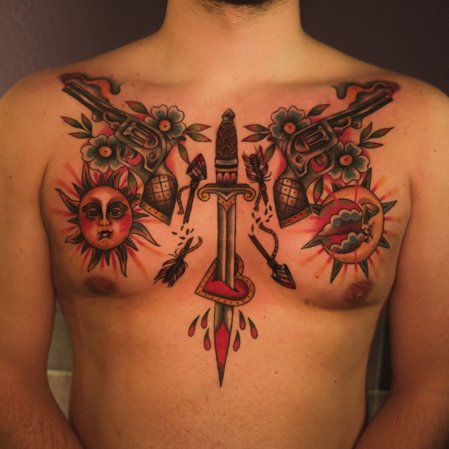 Dagger Floral Chestpiece
