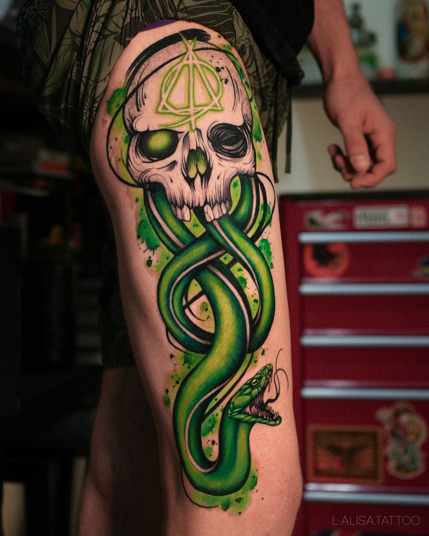 Death Eater Snake Skull