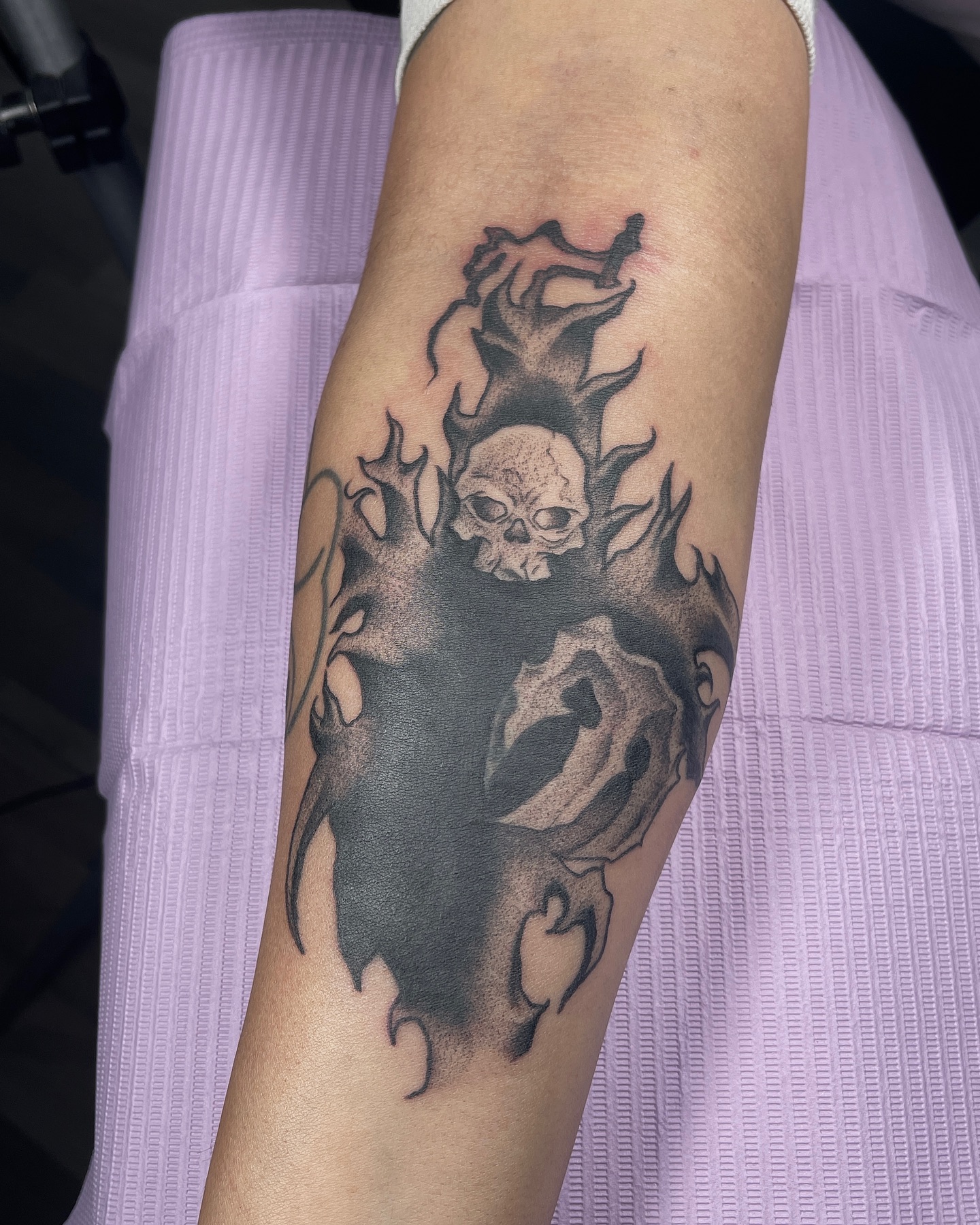 Death Eater Mask Flame