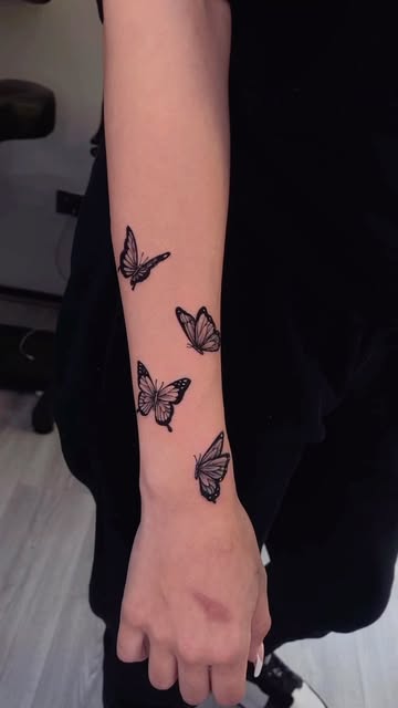 Delicate Butterfly Forearm