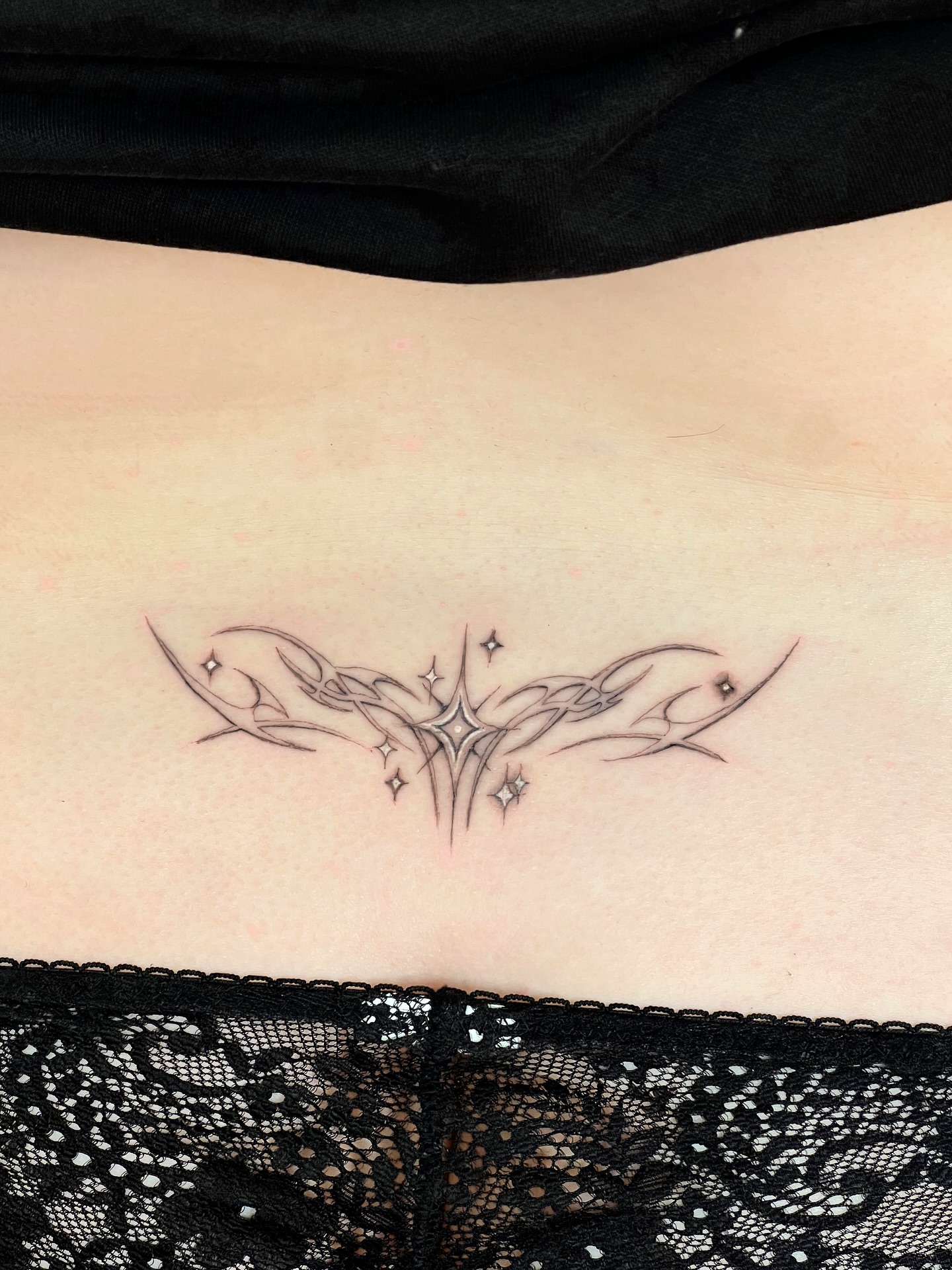Delicate Tribal Tramp Stamp